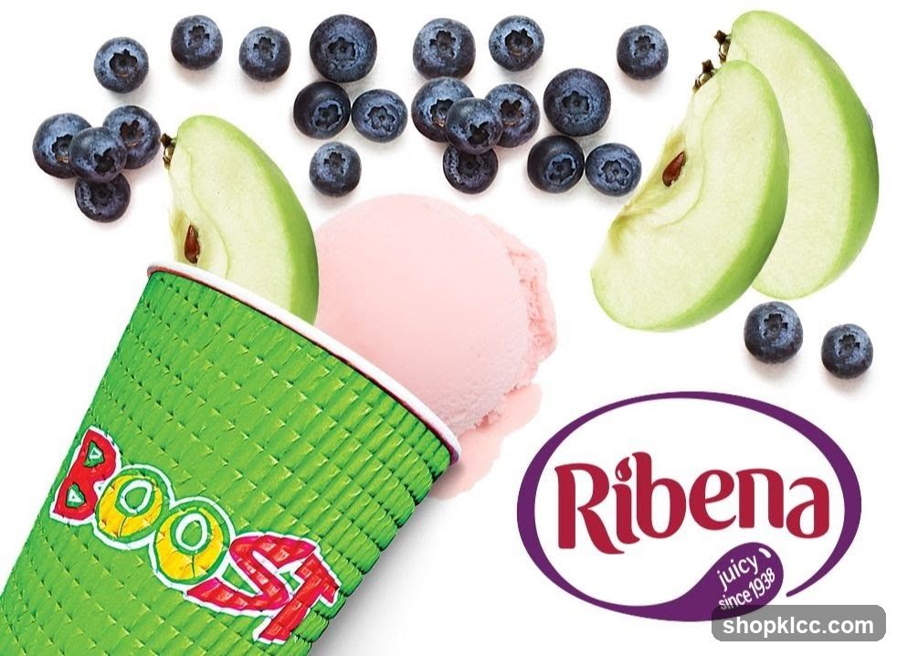 Boost Drink with Ribena Logo
