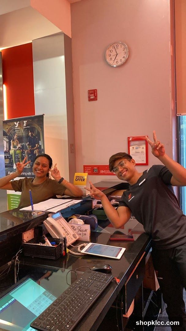 Gym Staff at Reception