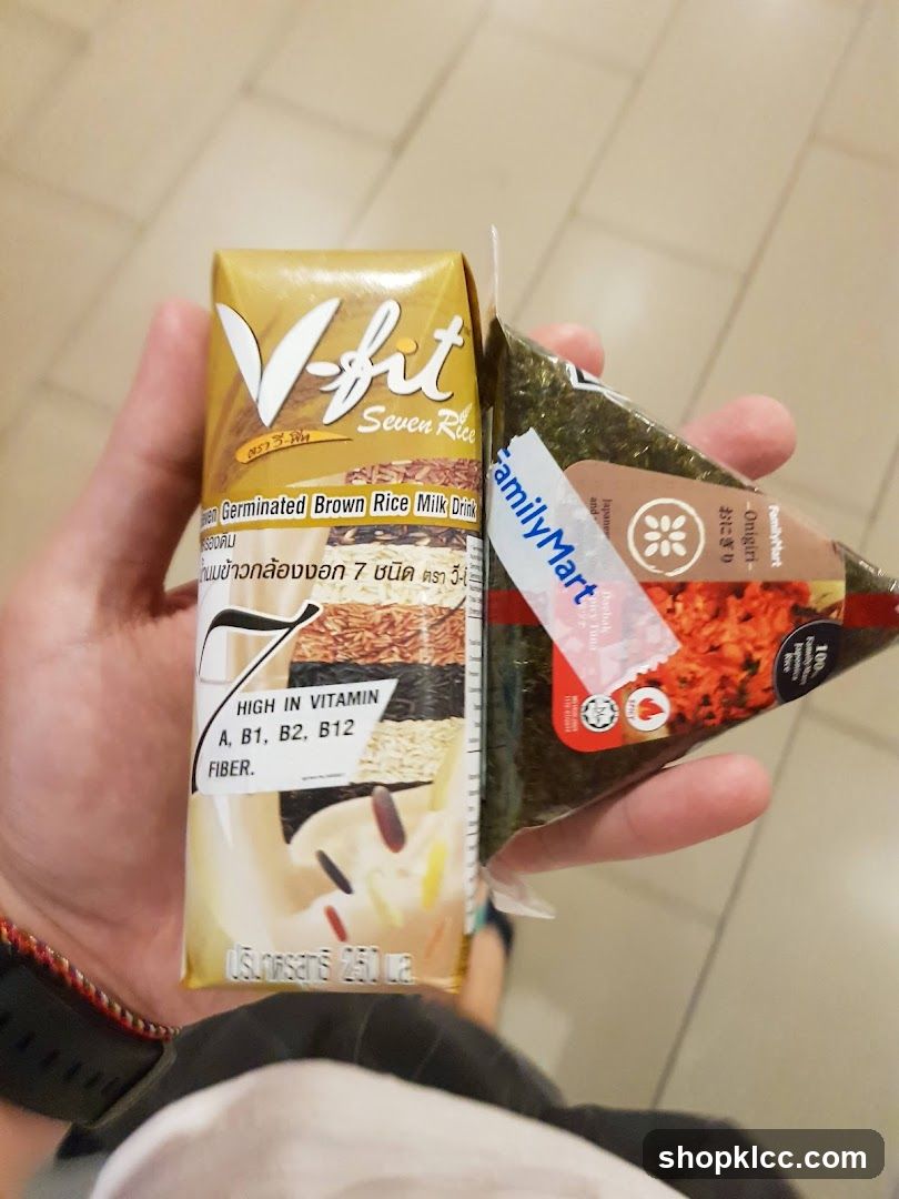 V-fit Seven Rice Drink and Onigiri