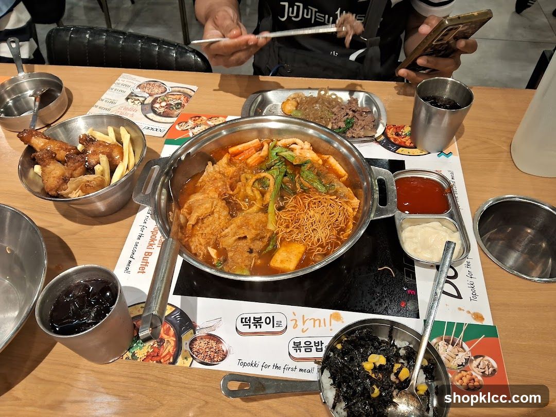 Korean Food Spread