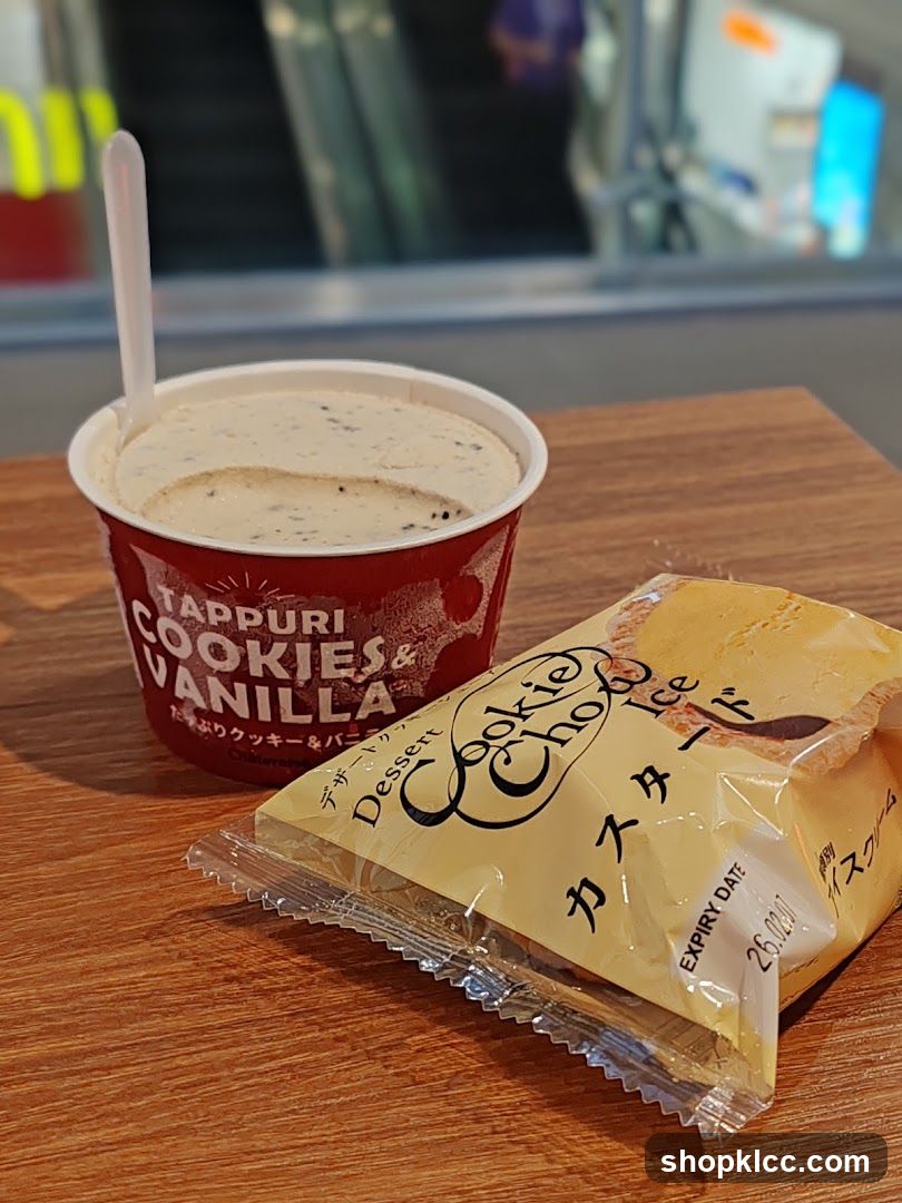 Ice Cream and Cookie Sandwich