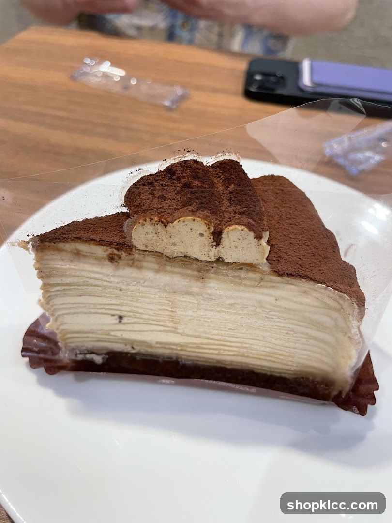 Tiramisu Cake Slice