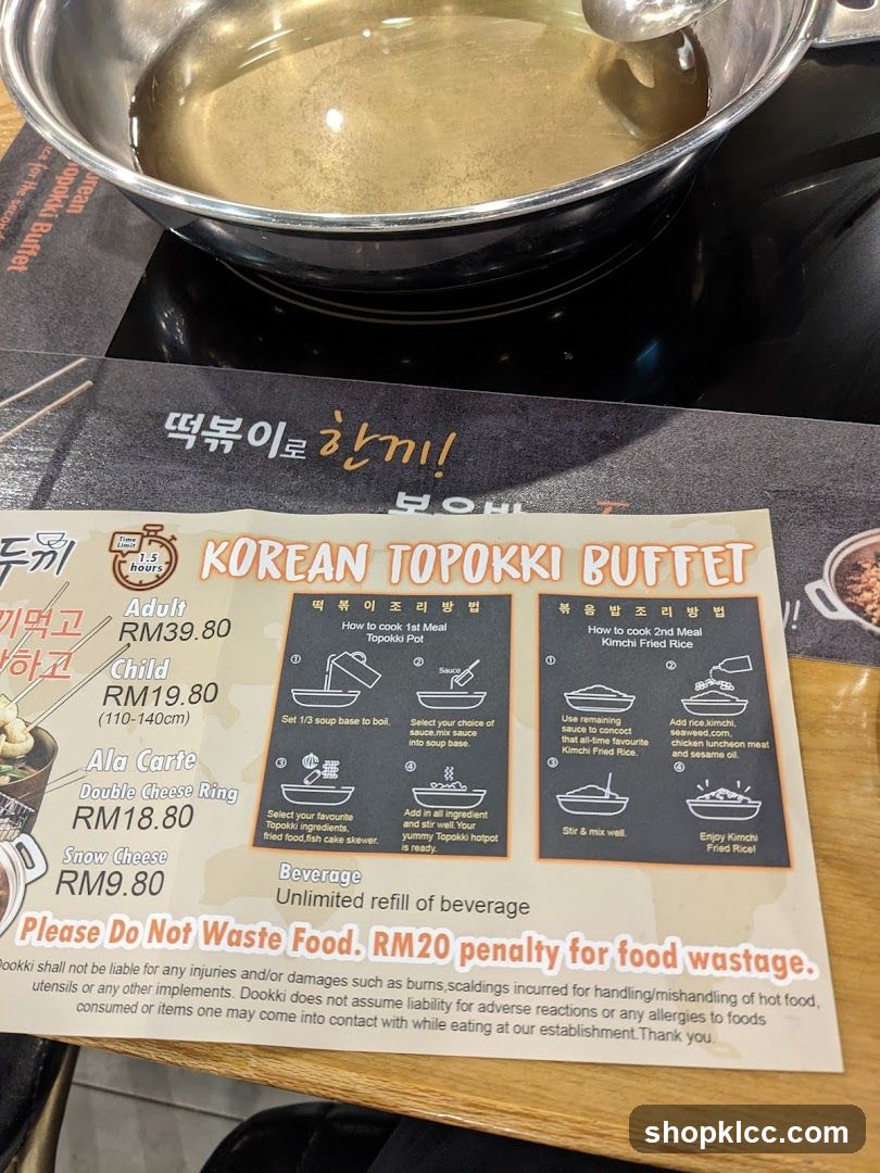 KOREAN TOPOKKI BUFFET