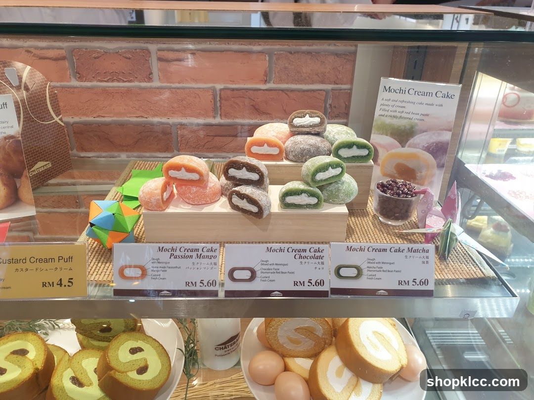 Mochi Cream Cakes and Swiss Rolls
