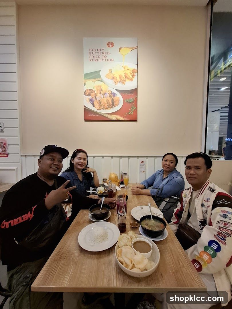 People eating at a restaurant