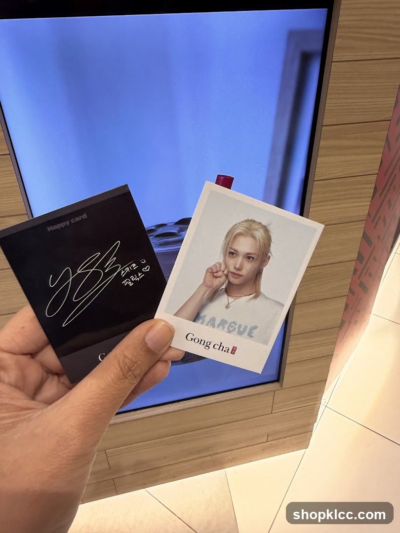 Gong Cha Photo Card