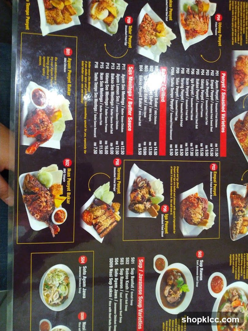 Penyet / Smashed Varieties