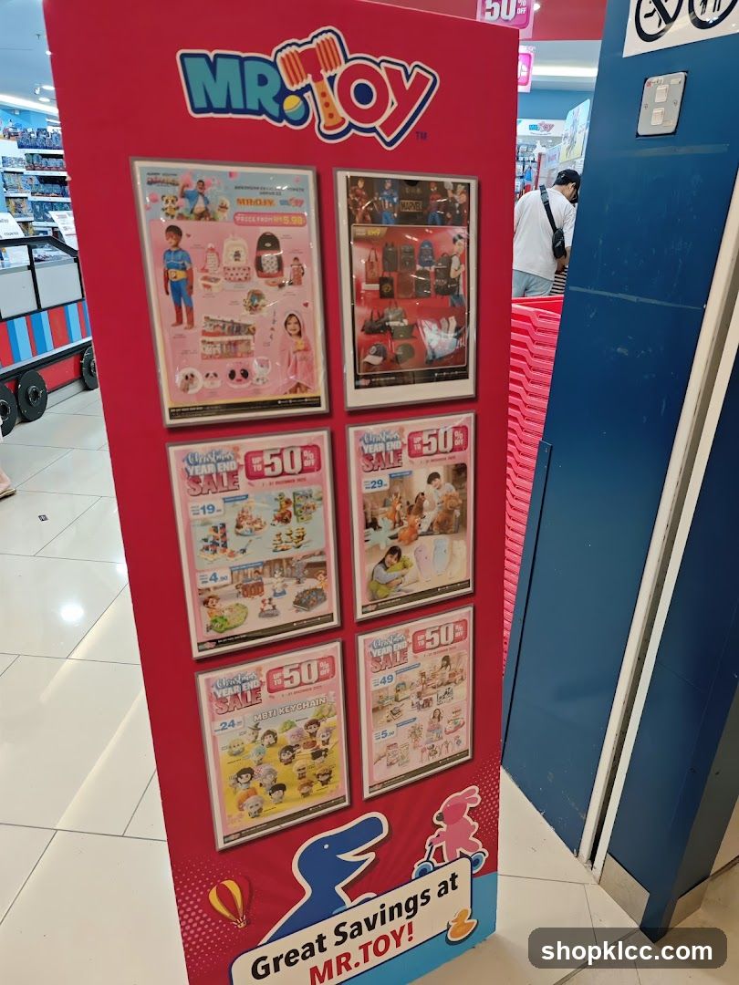 MR. TOY promotional display