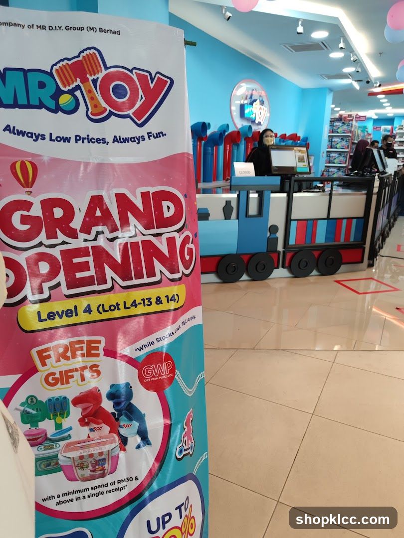 MR. TOY Grand Opening Banner