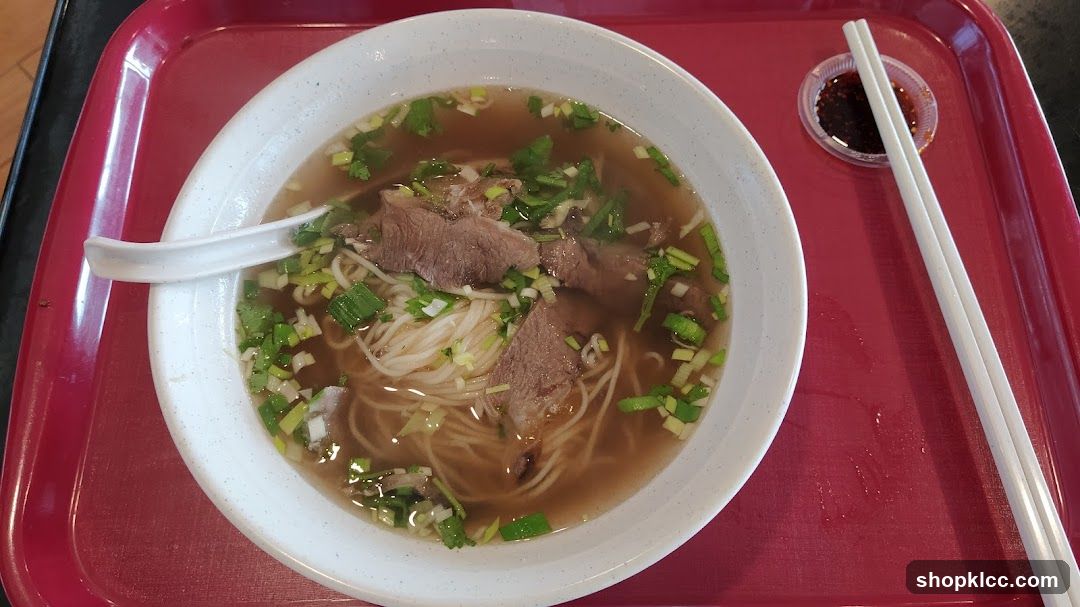 Beef noodle soup