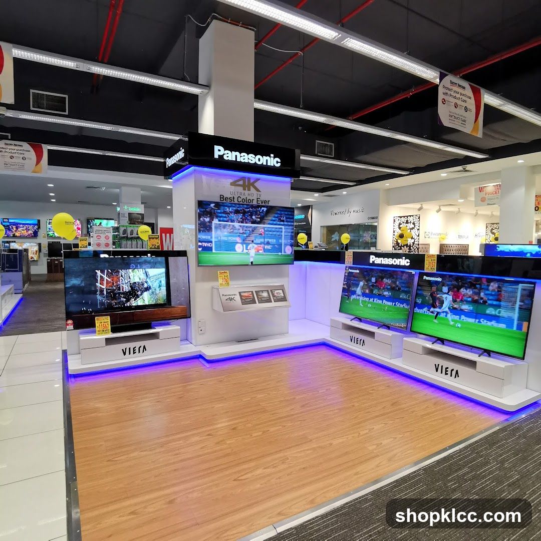 Panasonic 4K TVs Display