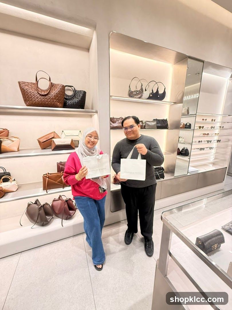 Customers with Shopping Bags