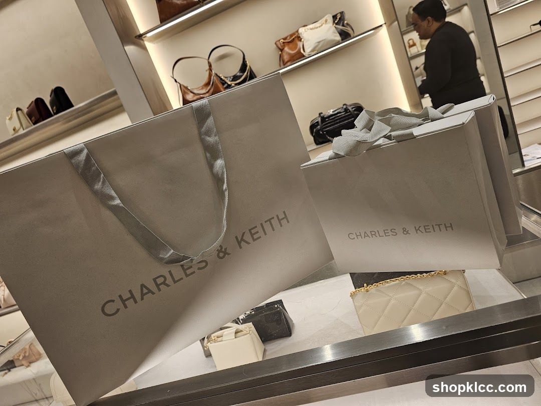 Charles & Keith Shopping Bags and Handbag