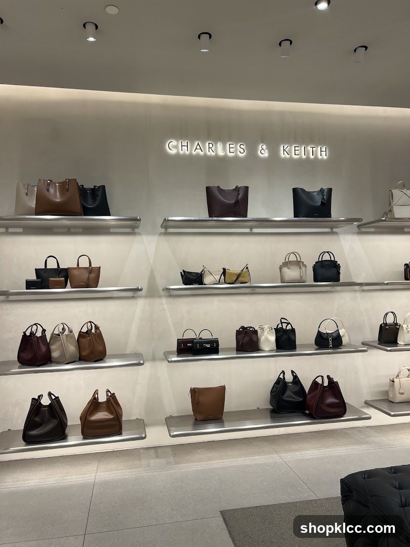 Handbags on Display