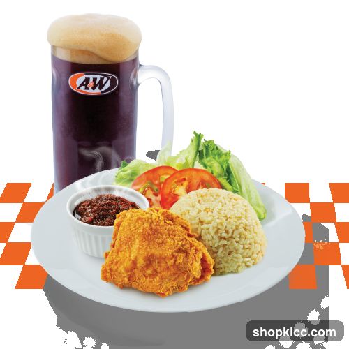 A&W Fried Chicken Meal
