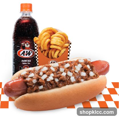 A&W Chili Dog Combo