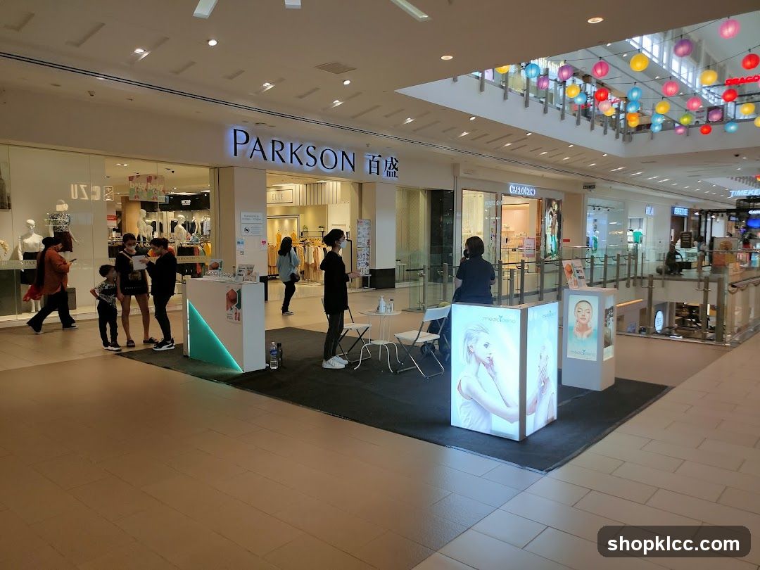 Mall interior with Parkson store