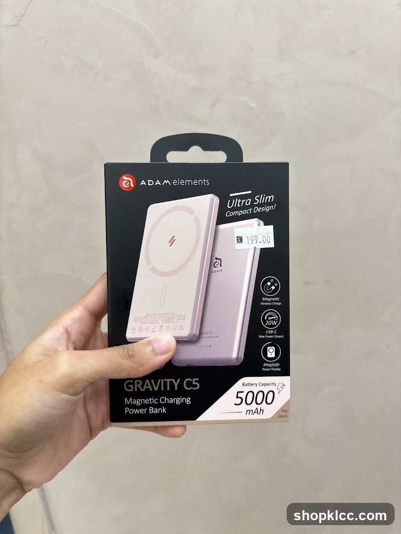 ADAM Elements Gravity C5 Magnetic Charging Power Bank