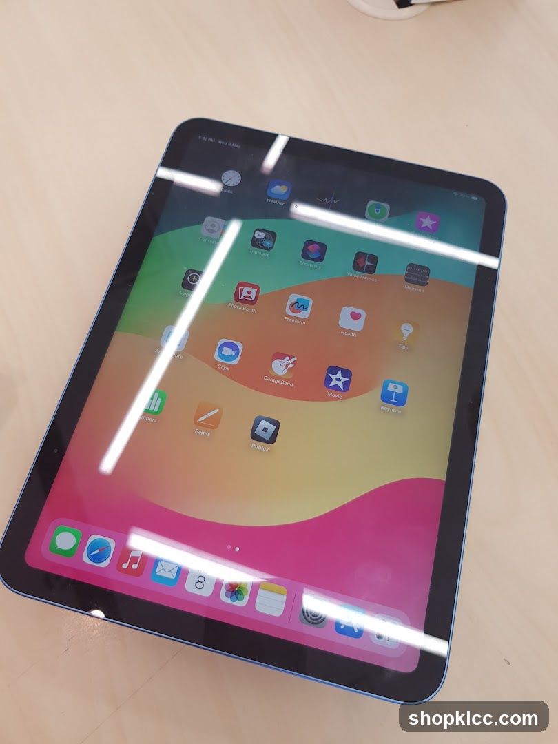 Tablet with Home Screen