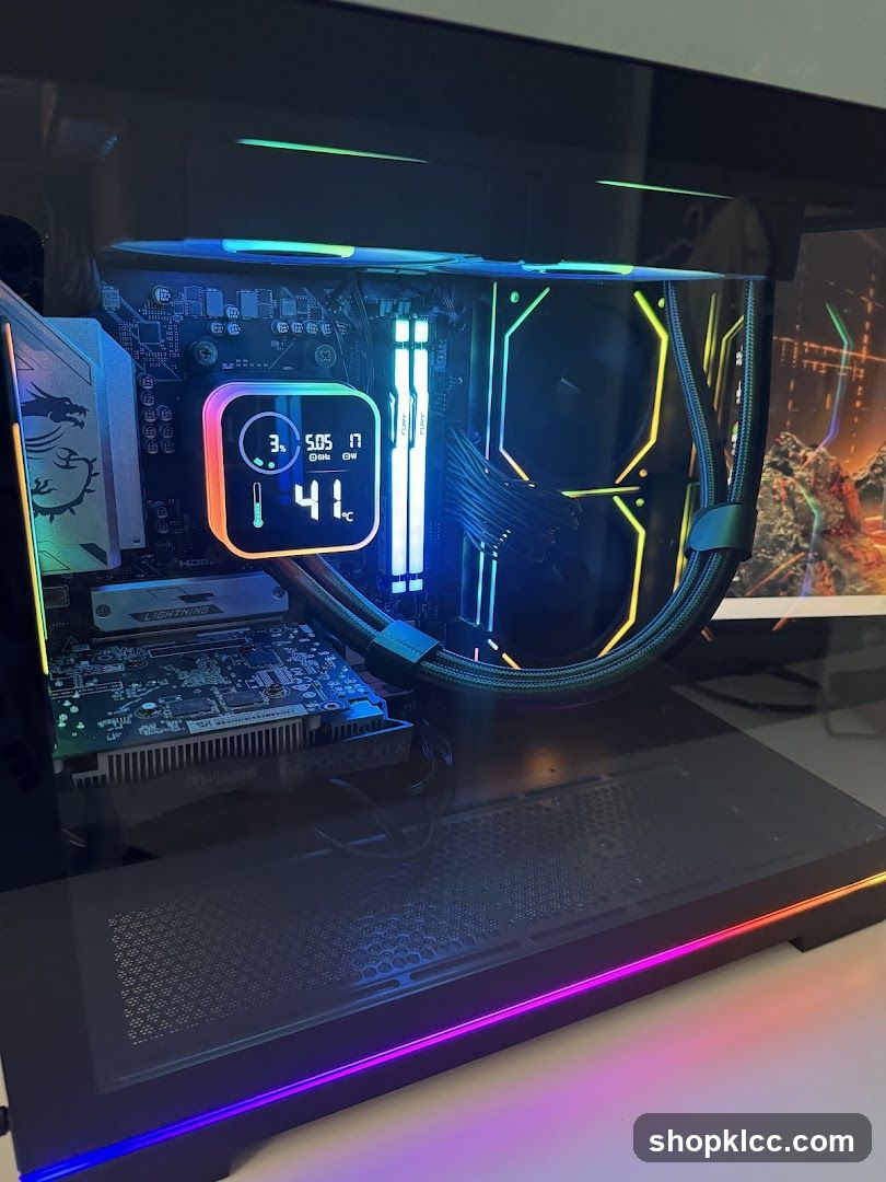 Custom PC Build with RGB Lighting