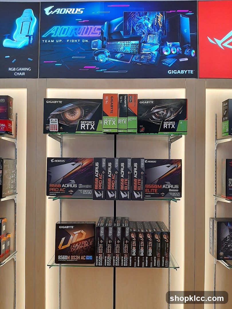 Computer Components Display