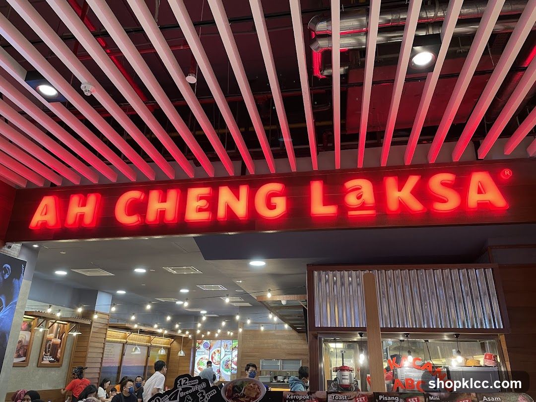 Restaurant Interior with Signage