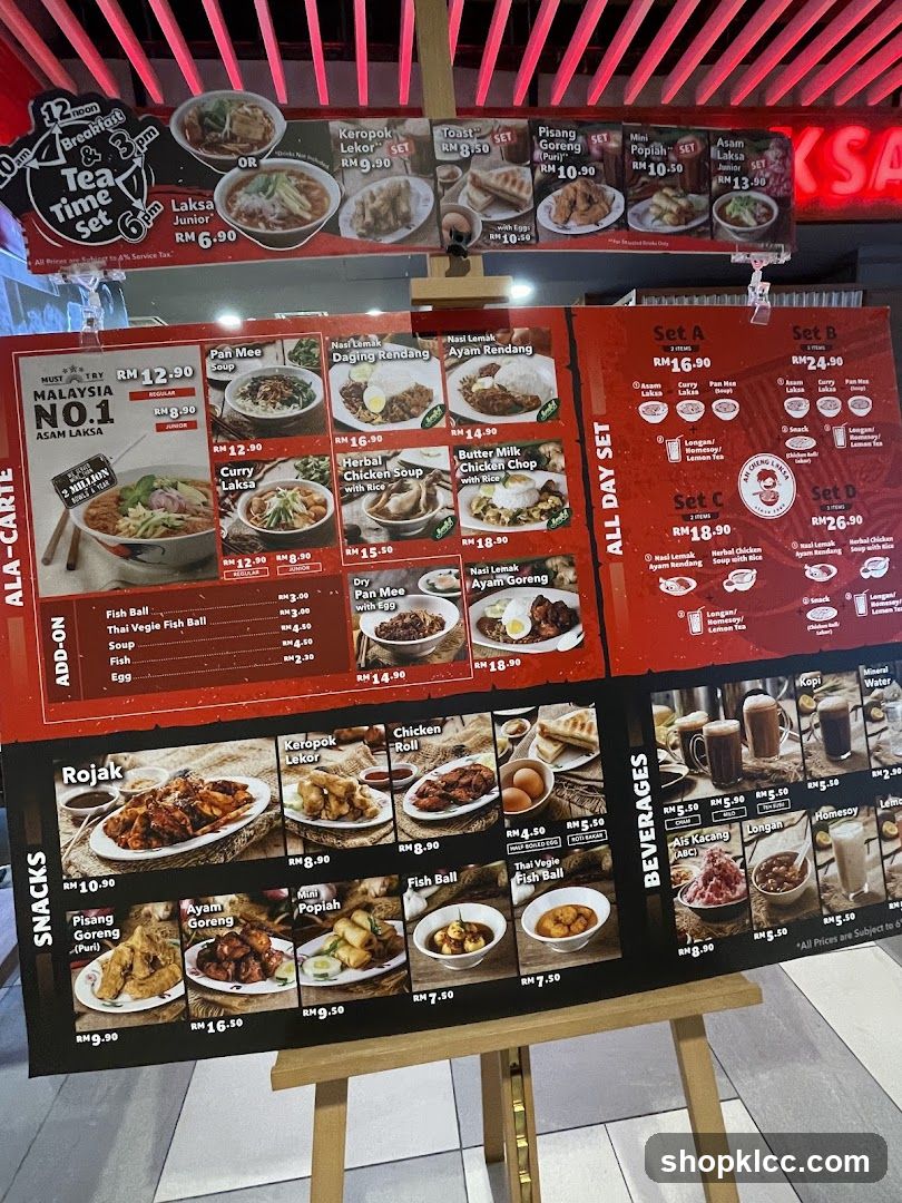 Restaurant Menu