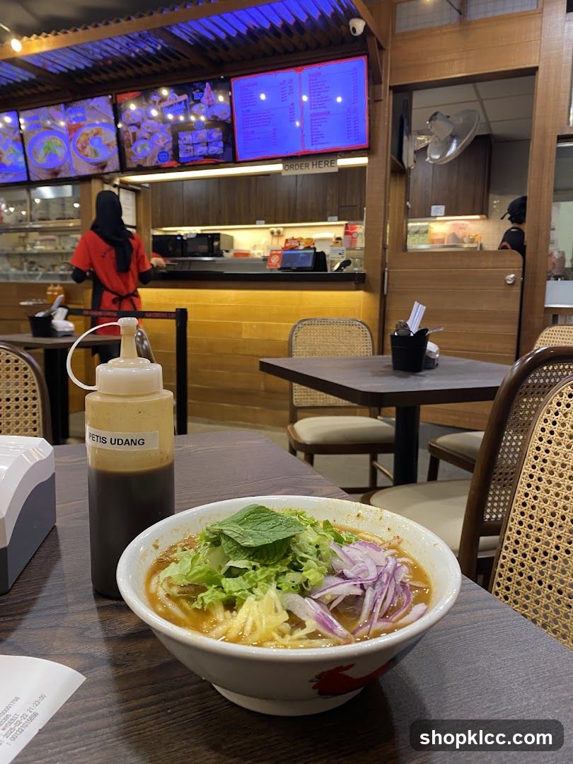Restaurant Interior with Food