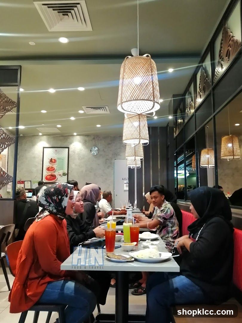 Restaurant Interior with Diners