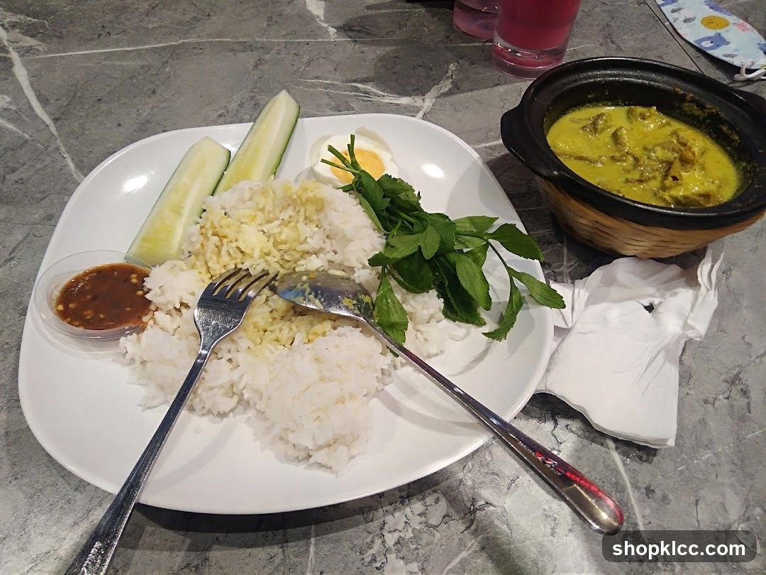 Curry with Rice and Sides