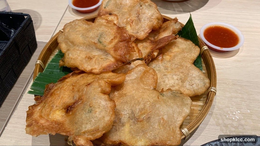 Fried Snacks with Chili Sauce