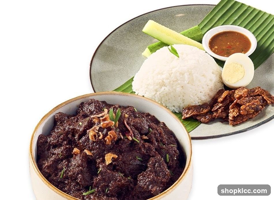 Beef Rendang with Rice