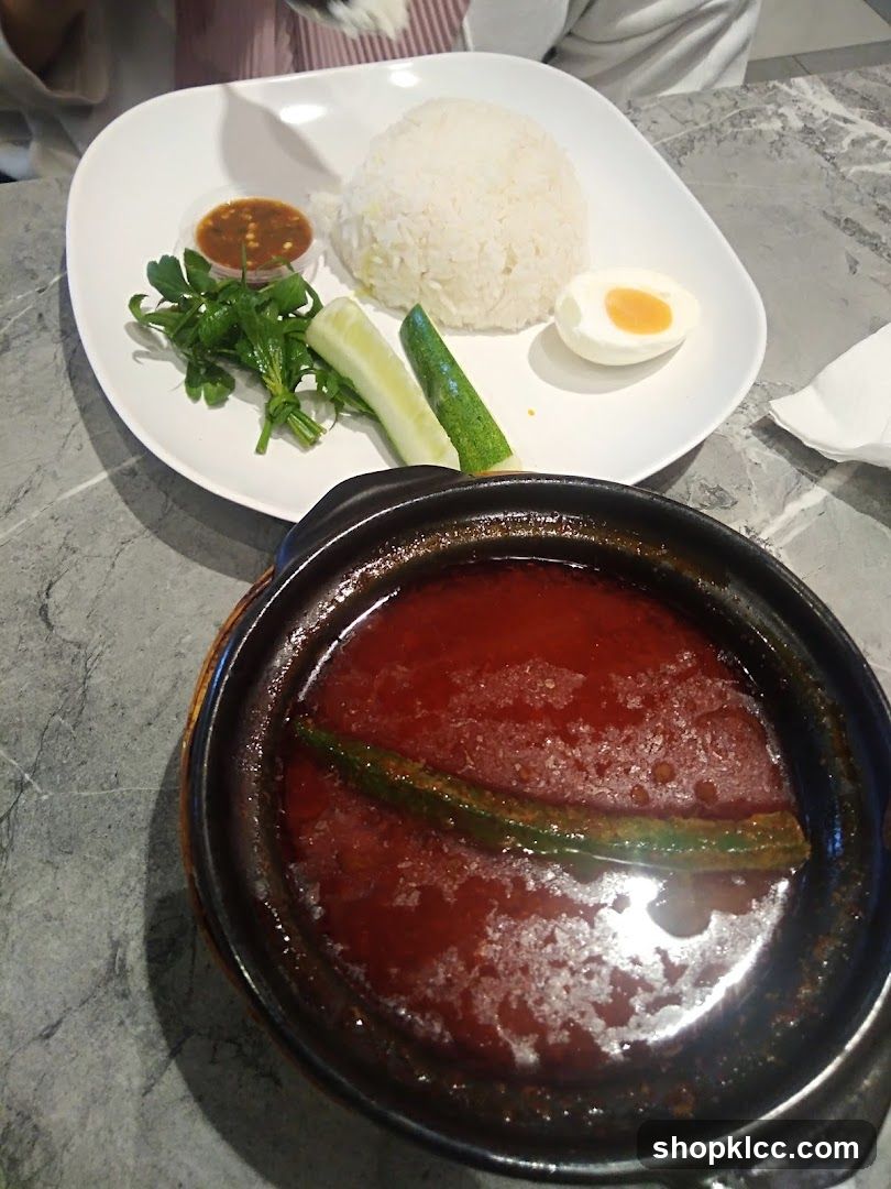 Nasi Lemak with Curry