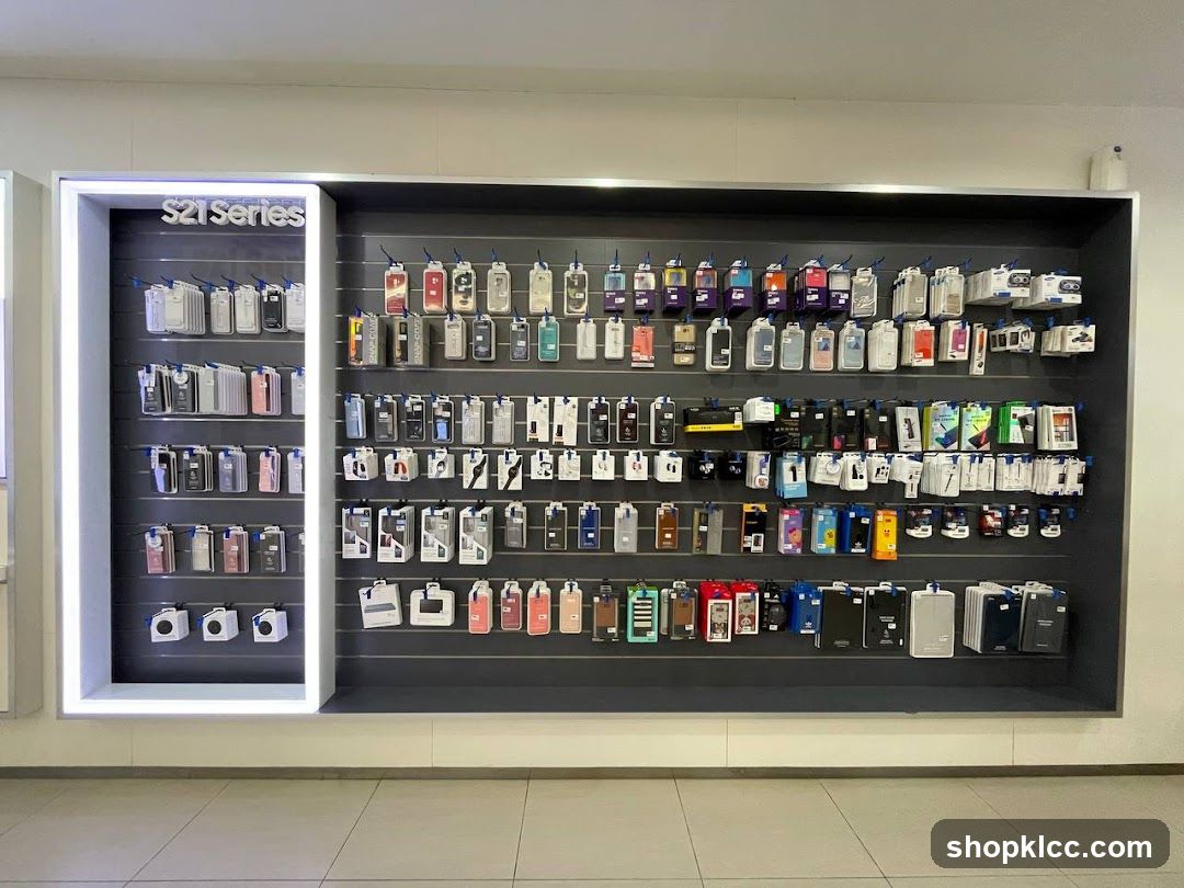 Phone Accessories Display