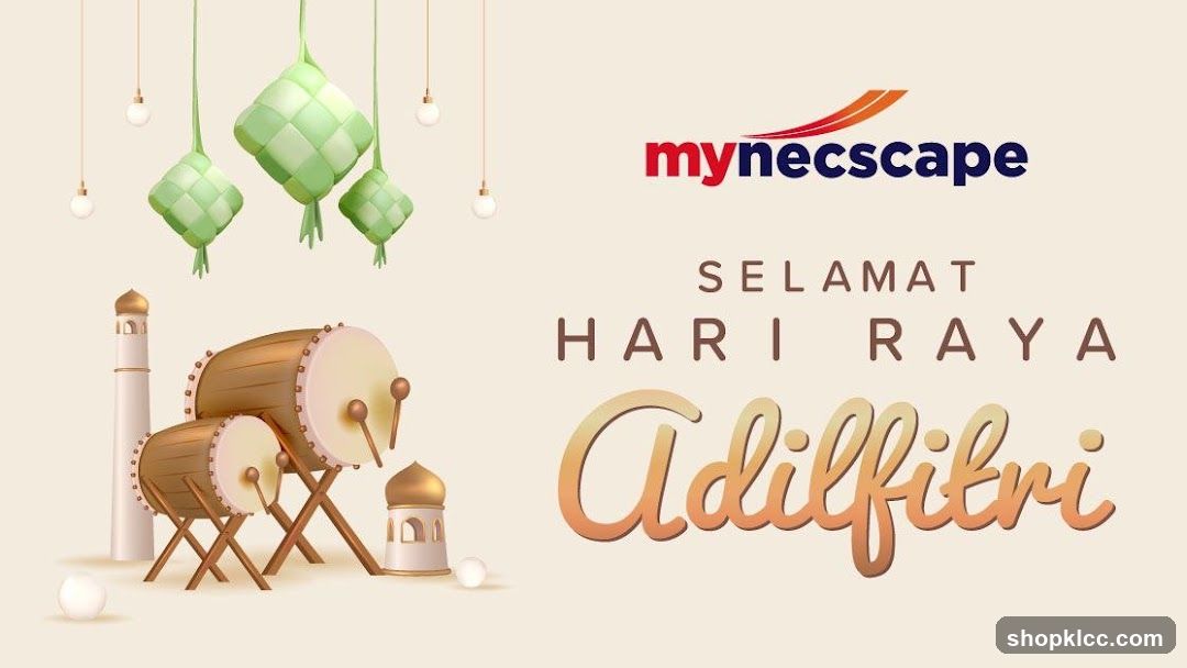 Selamat Hari Raya Aidilfitri Greeting