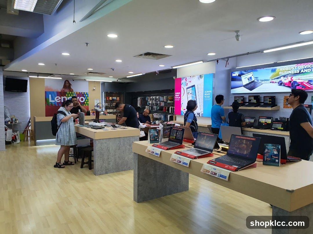 Electronics Store Interior