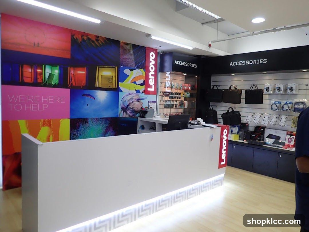 Lenovo Store Interior