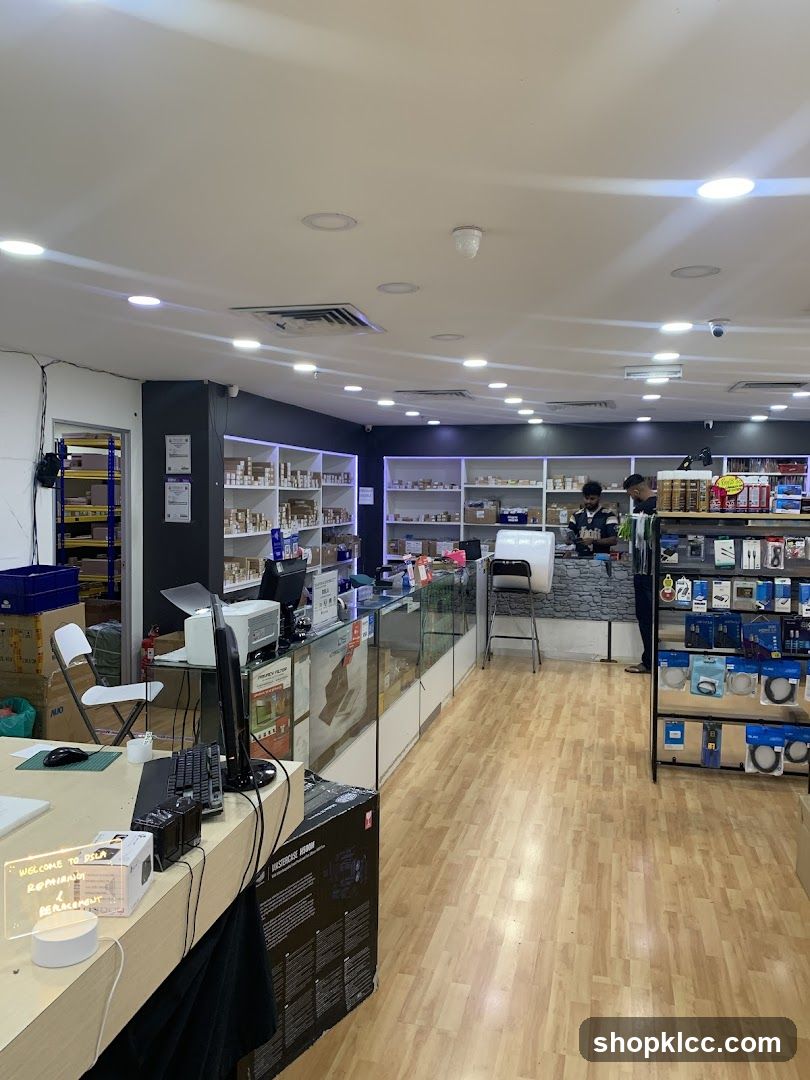 Electronics Store Interior