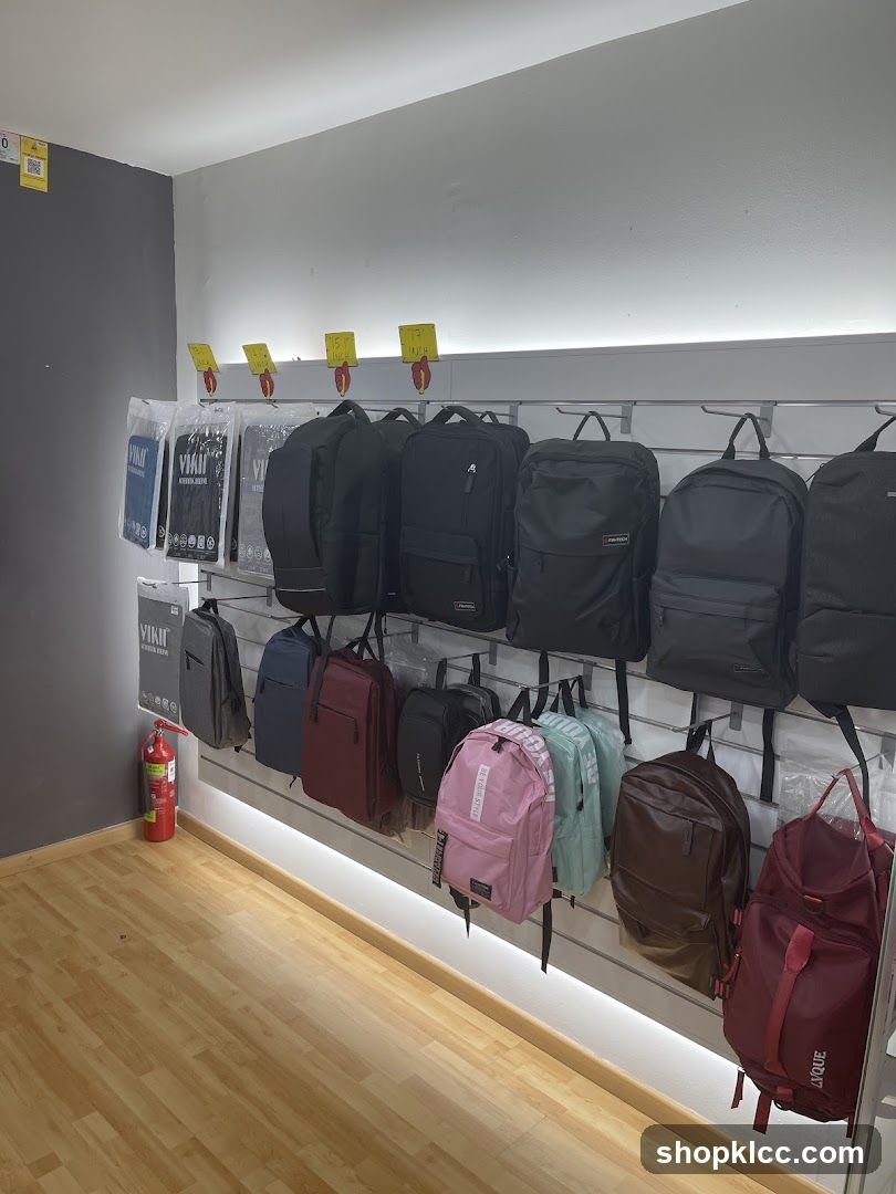 Backpacks on Display