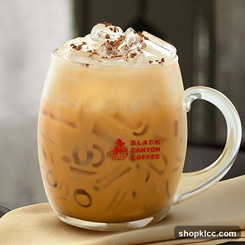 Iced Coffee with Cream and Chocolate Shavings