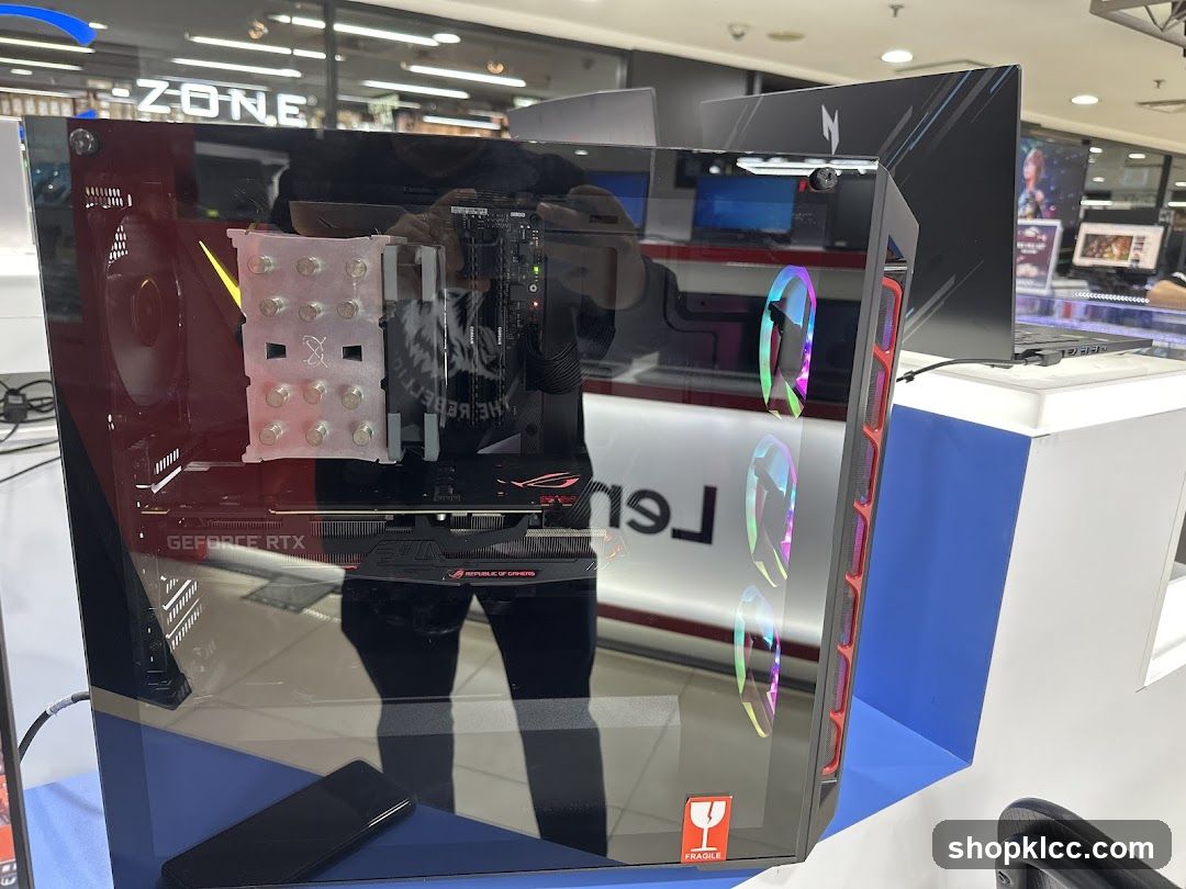 Computer Case with RGB Fans