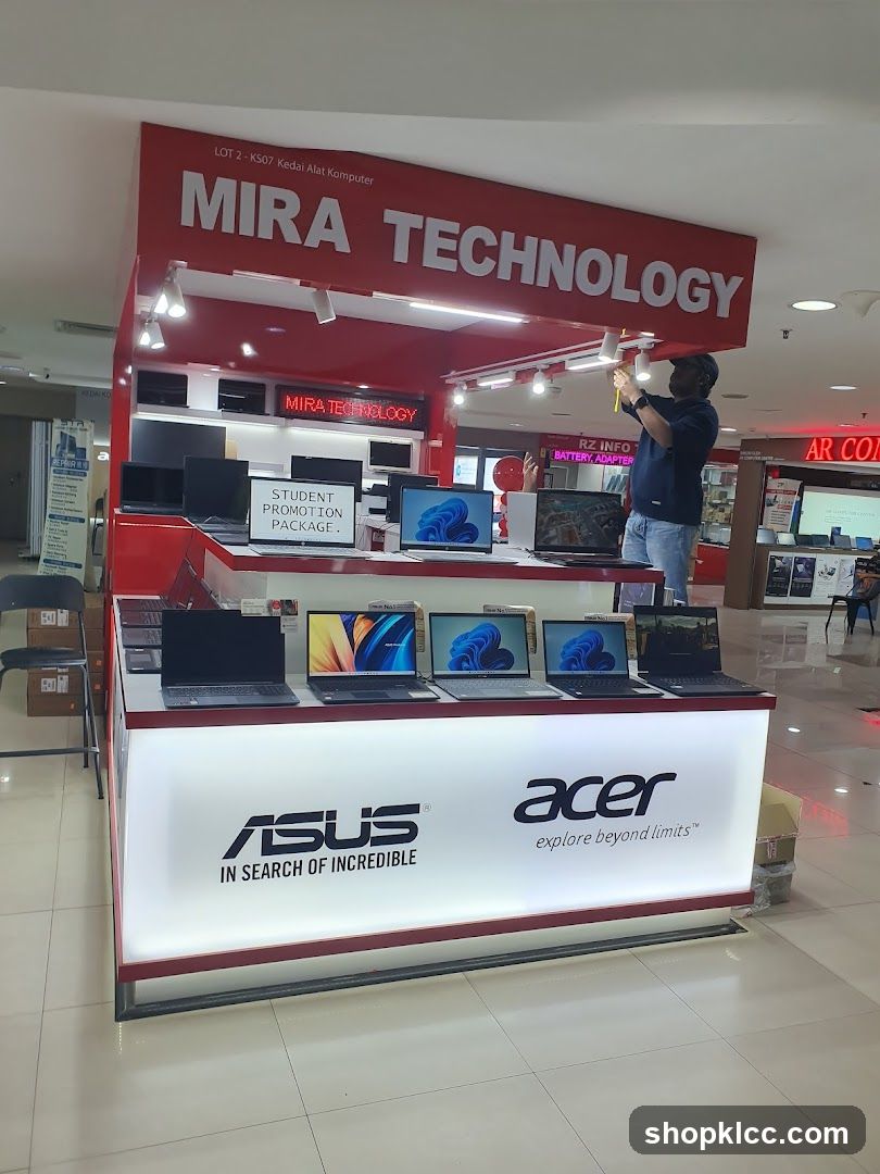 Mira Technology Store Display