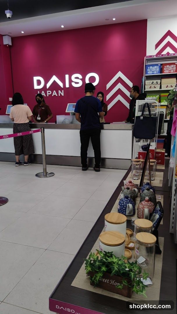 Daiso Japan Checkout Area
