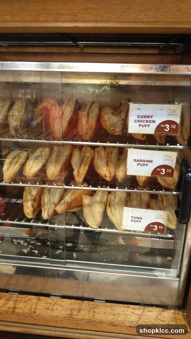 Puffs in a Display Case