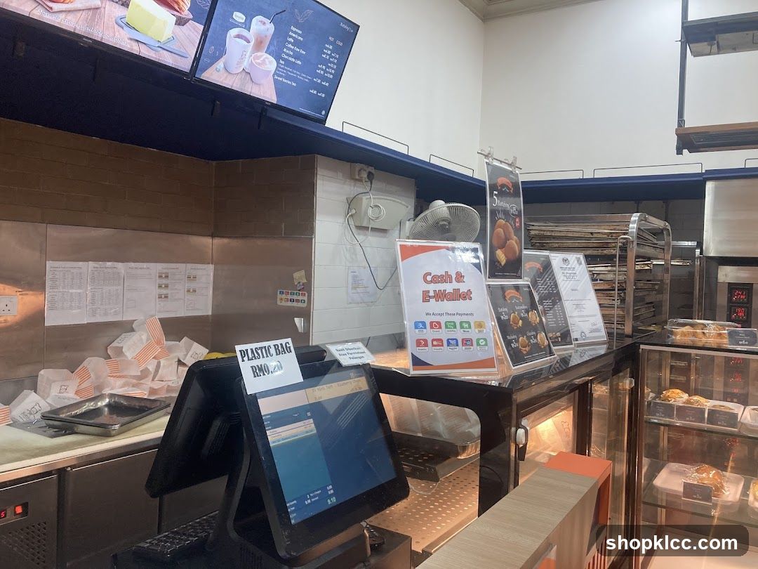 Bakery Counter with Payment Options