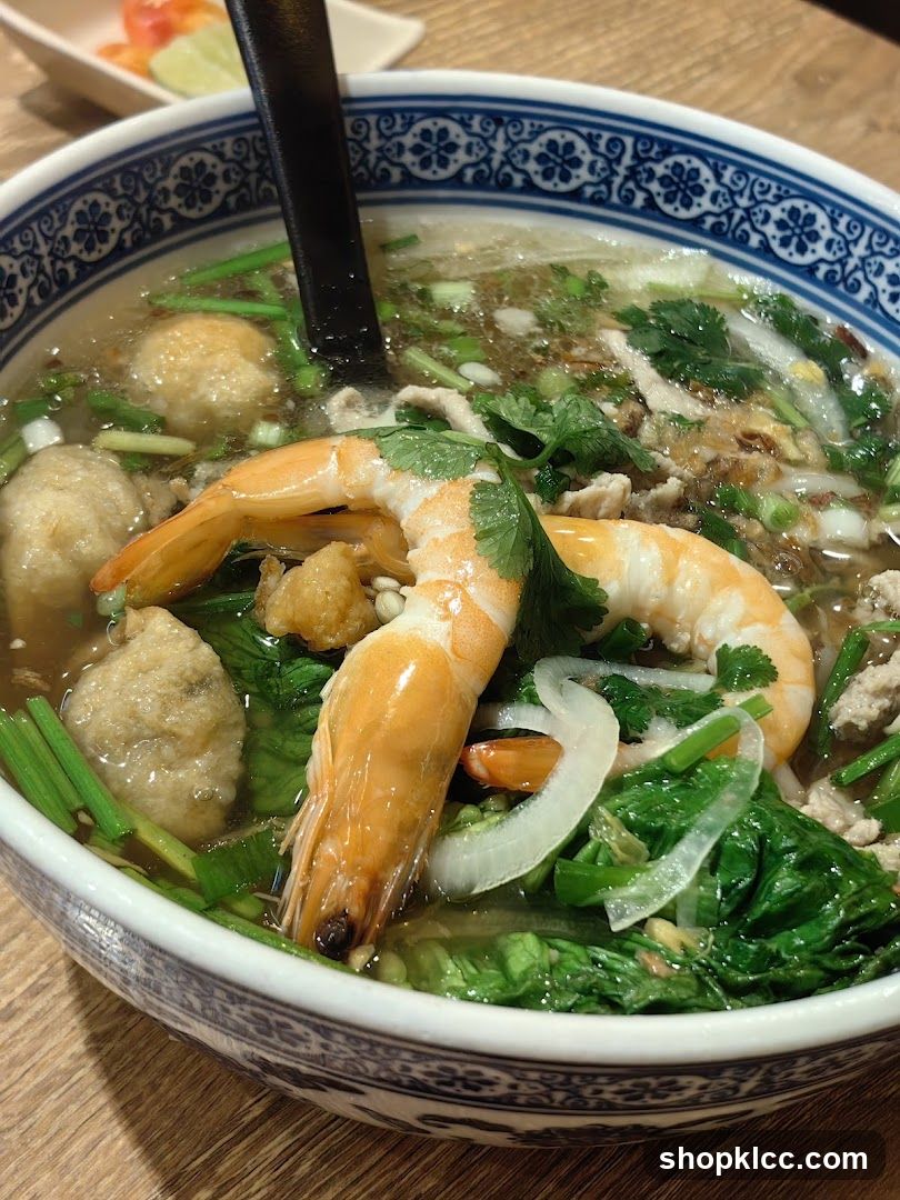 Shrimp and Meat Noodle Soup