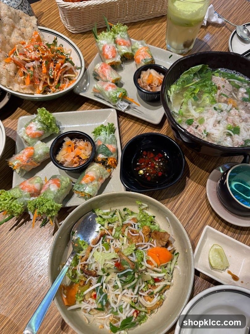 Vietnamese Food Spread
