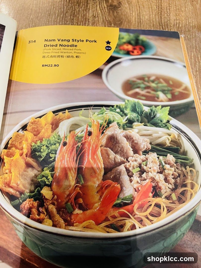 Nam Vang Style Pork Dried Noodle