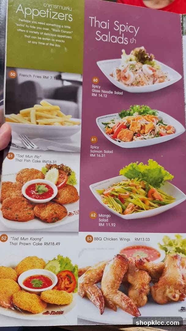 Appetizers and Thai Spicy Salads