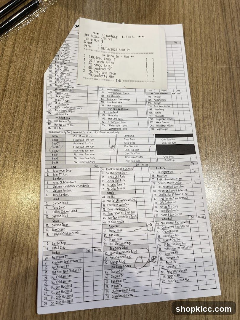 Order List